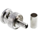 Radiall BNC Series Coaxial Connector Cable Male BNC, 50 Ω Impedance, Straight Body Crimp R141082000W