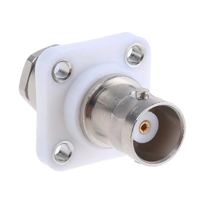 Radiall BNC Series Coaxial Connector Flange Female BNC, 50 Ω, Straight Body Clamp R141277000