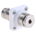 Radiall BNC Series Coaxial Connector Flange Female BNC, 50 Ω, Straight Body Clamp R141277000