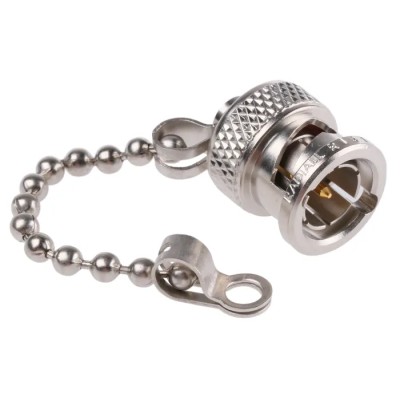 Radiall BNC R14 RF Connector Dust Cap Short Circuit Cap Male Cord Included R141862000