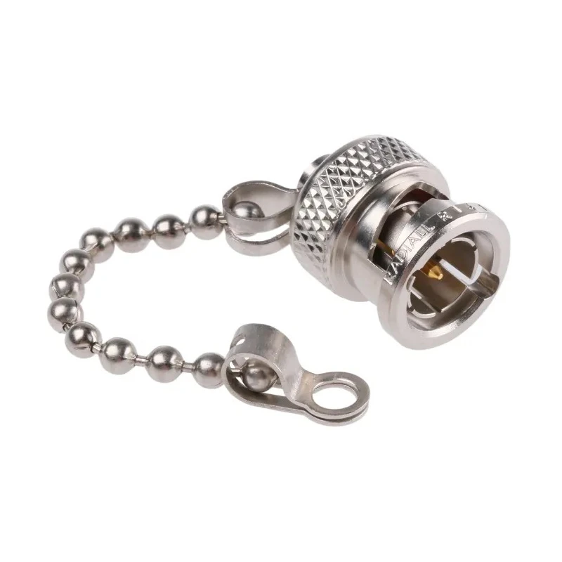 Radiall BNC R14 RF Connector Dust Cap Short Circuit Cap Male Cord Included R141862000