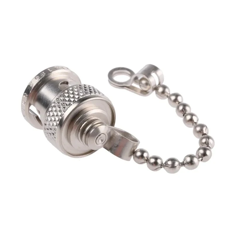 Radiall BNC R14 RF Connector Dust Cap Short Circuit Cap Male Cord Included R141862000