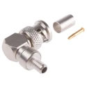 Radiall BNC Series Coaxial Connector Cable Male BNC, 75 Ω, Right Angle Body Crimp R142184000W