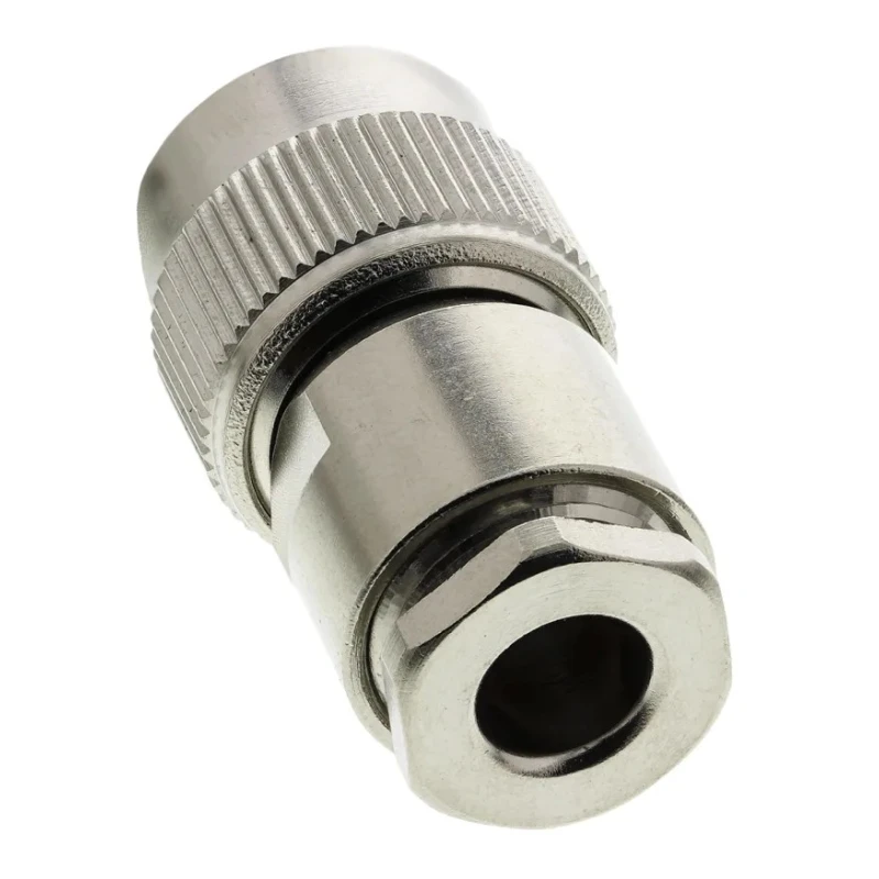 Radiall TNC Series 50 Ω Coaxial Connector Cable Male TNC, Straight Body Clamp R143008000W