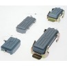 EPIC Protective Cover HB Series, Size 10B, Polyamide 6, 750V For Heavy Duty Power Connectors 10.0150