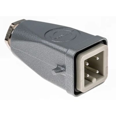 EPIC Heavy Duty Power Connector, 3 Way, 10A Current Rating, 400V/600V, PG11 Thread Size, Copper Alloy 10420000+10426500