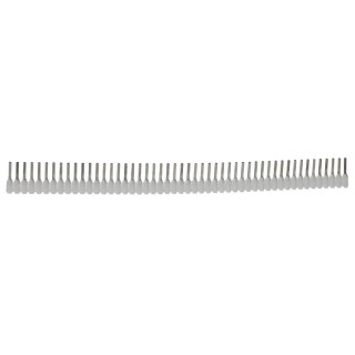 Weidmüller Insulated Crimp Bootlace Ferrule, Polypropylene, White, 8 mm Pin Length, 1 mm Pin Diameter, 0.5 mm² 9021930000