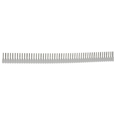 Weidmüller Insulated Crimp Bootlace Ferrule, Polypropylene, White, 8 mm Pin Length, 1 mm Pin Diameter, 0.5 mm² 9021930000