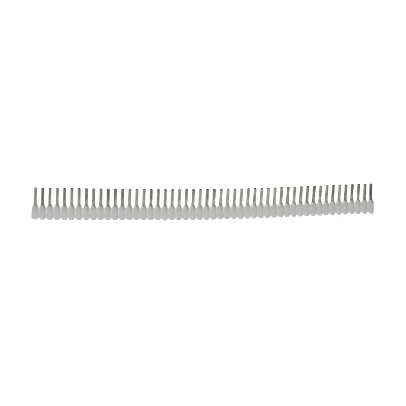 Weidmüller Insulated Crimp Bootlace Ferrule, Polypropylene, White, 8 mm Pin Length, 1 mm Pin Diameter, 0.5 mm² 9021930000