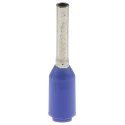Weidmüller Insulated Crimp Bootlace Ferrule, 12 mm Pin Length, 4.5 mm Pin Diameter, Blue to 7 AWG Wire Size 9021940000