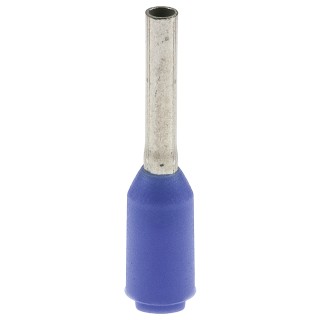 Weidmüller Insulated Crimp Bootlace Ferrule, 12 mm Pin Length, 4.5 mm Pin Diameter, Blue to 7 AWG Wire Size 9021940000