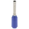 Weidmüller Insulated Crimp Bootlace Ferrule, 12 mm Pin Length, 4.5 mm Pin Diameter, Blue to 7 AWG Wire Size 9021940000
