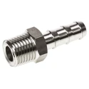 Legris Pneumatic Fitting Stainless Steel Pipe Fitting Straight Hexagon Adapter Male Threaded 1/4 in 1823 07 13