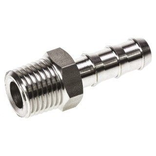 Legris Pneumatic Fitting Stainless Steel Pipe Fitting Straight Hexagon Adapter Male Threaded 1/4 in 1823 07 13