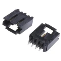 TE Connectivity AMPMODU MTE Series Straight Through Hole PCB Header, 4 Contact(s), 2.54 mm Pitch, 1 Row, Shrouded 5-103735-3