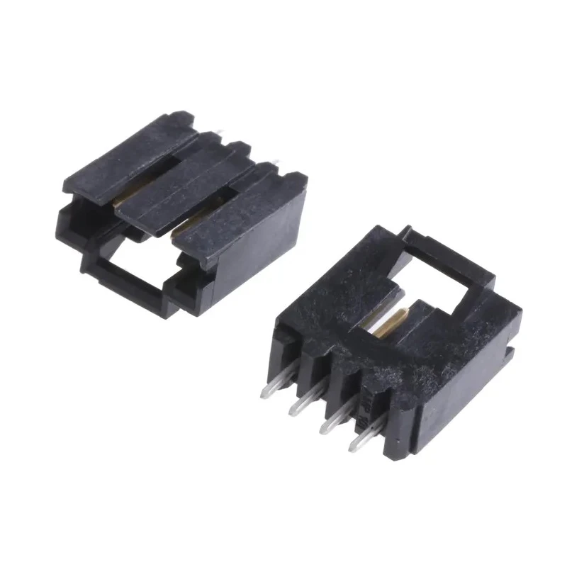 TE Connectivity AMPMODU MTE Series Straight Through Hole PCB Header, 4 Contact(s), 2.54 mm Pitch, 1 Row, Shrouded 5-103735-3