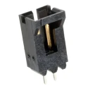 TE Connectivity AMPMODU MTE Series Straight Through Hole PCB Header, 2 Contacts, 2.54 mm Pitch, 1 Row, Shrouded 5-103735-1
