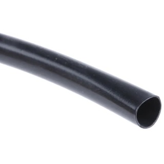 HellermannTyton Heat Shrink Tubing Black 6.4 mm Sleeve Diameter x 5m Length 2:1 Ratio LVR Series 344-00640 LVR-6.4/3.2-PVC-BK