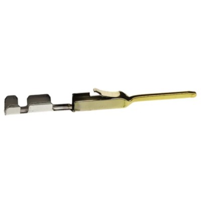TE Connectivity AMPMODU MTE Series Male Crimp Terminal 3A Current 26-22 AWG Gold Plated Phosphor Bronze 20.47mm 5-104505-7