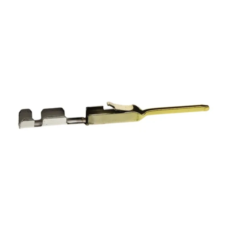 TE Connectivity AMPMODU MTE Series Male Crimp Terminal 3A Current 26-22 AWG Gold Plated Phosphor Bronze 20.47mm 5-104505-7