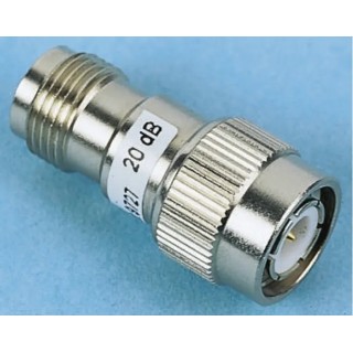 Radiall RF Attenuator TNC Plug to TNC Socket 50Ω 2-3 GHz Straight 3 dB 85°C R412503124