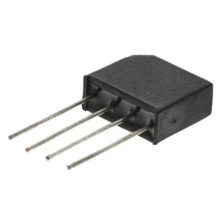 Vishay Bridge Rectifier Single Phase 200 V 52 A 4-Pin Through Hole D-37 Package VS-2KBB20R