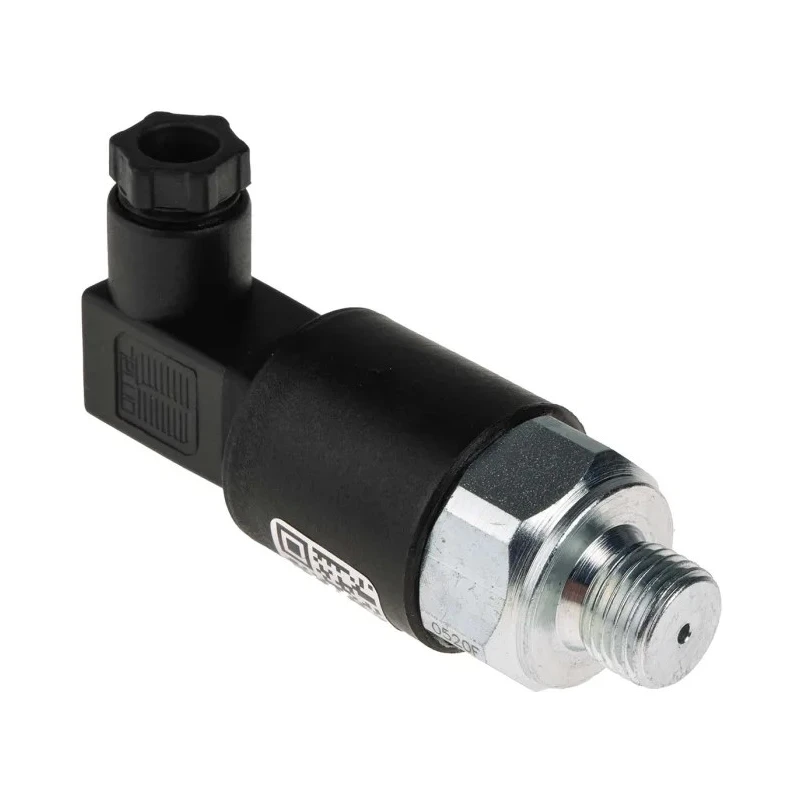 RS PRO Adjustable Steel Pressure Switch 250V AC 500mA Port 1/4 in NC Contact 5 to 50 bar 297-0068
