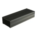 RS PRO Black Anodised Aluminium Heat Sink Case 60.5 mm Height, 285 mm Length, 105 mm Width 297-1336