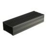 RS PRO Black Anodised Aluminium Heat Sink Case 60.5 mm Height, 285 mm Length, 105 mm Width 297-1336