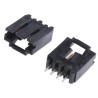 TE Connectivity AMPMODU MTE Series Straight Through Hole PCB Header, 4 Contacts, 2.54 mm Pitch, 1 Row, Shrouded 5-103735-3