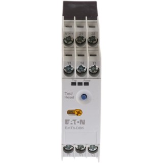 Eaton EMT6 Overload Relay 1 NO 1 NC 3A FLC 3A Contact Rating 2 W 240V AC/DC EMT6