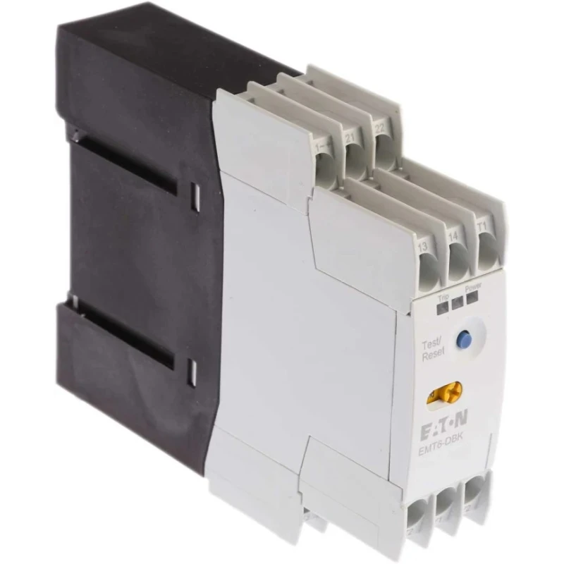Eaton EMT6 Overload Relay 1 NO 1 NC 3A FLC 3A Contact Rating 2 W 240V AC/DC EMT6