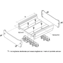 Entrelec 20 000 Series Orange Polyvinyl Chloride PCB Carrier for Use with DIN Rail Terminal 1SNA103885R1000