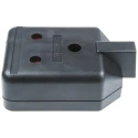 RS PRO 1 Socket Type M Trailing Socket 15A 230V High Impact Plastic 296-3543