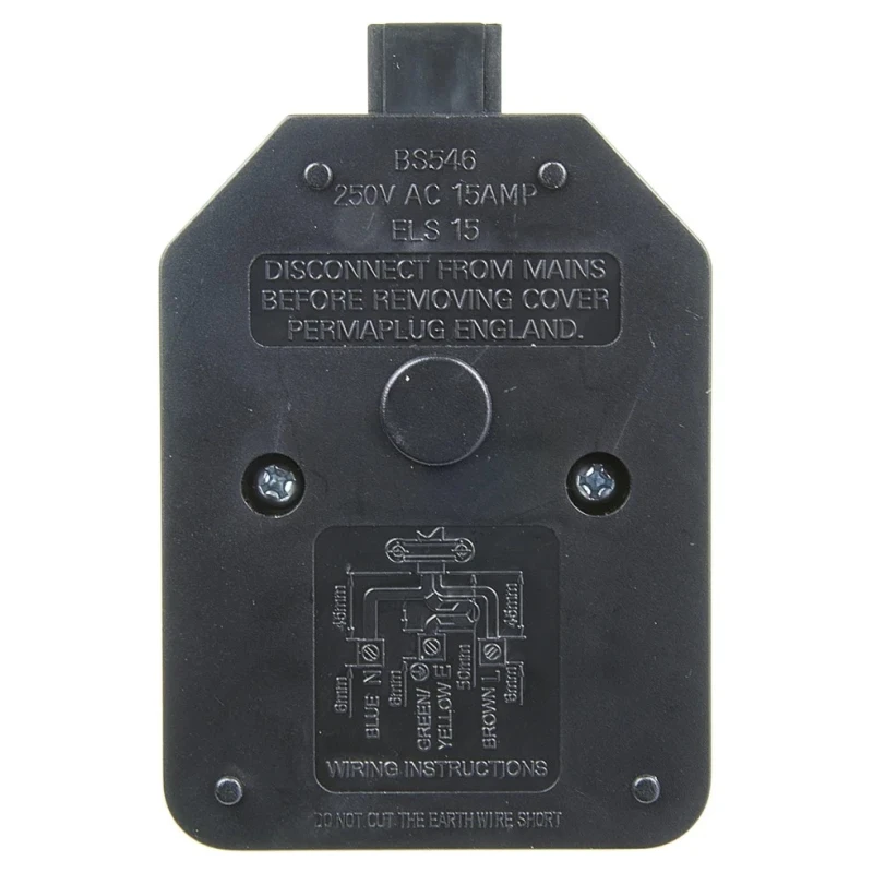 RS PRO 1 Socket Type M Trailing Socket 15A 230V High Impact Plastic 296-3543