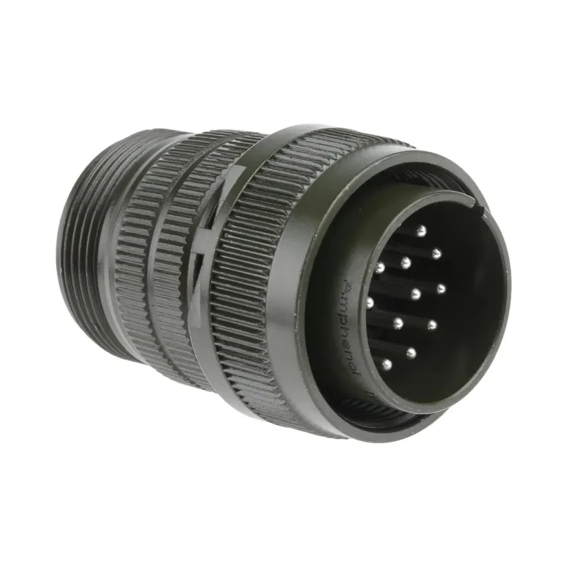 Amphenol Industrial MIL Spec Circular Connector Copper Alloy Straight 17 Way Cable Male 500, 700V AC MS3106A