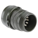 Amphenol Industrial MIL Spec Circular Connector Copper Alloy Straight 17 Way Cable Male 500, 700V AC MS3106A