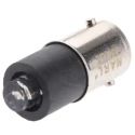 Marl Green Indicator Lamp Single Chip 230V AC BA9 Base 4.8 mm Diameter 900mcd 215-532-76-38