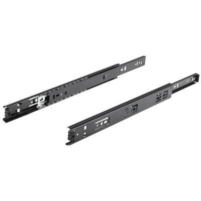 Accuride Steel Drawer Slide 350 mm Closed Length 50kg Load Black Zinc Plated Steel DB2132-0035