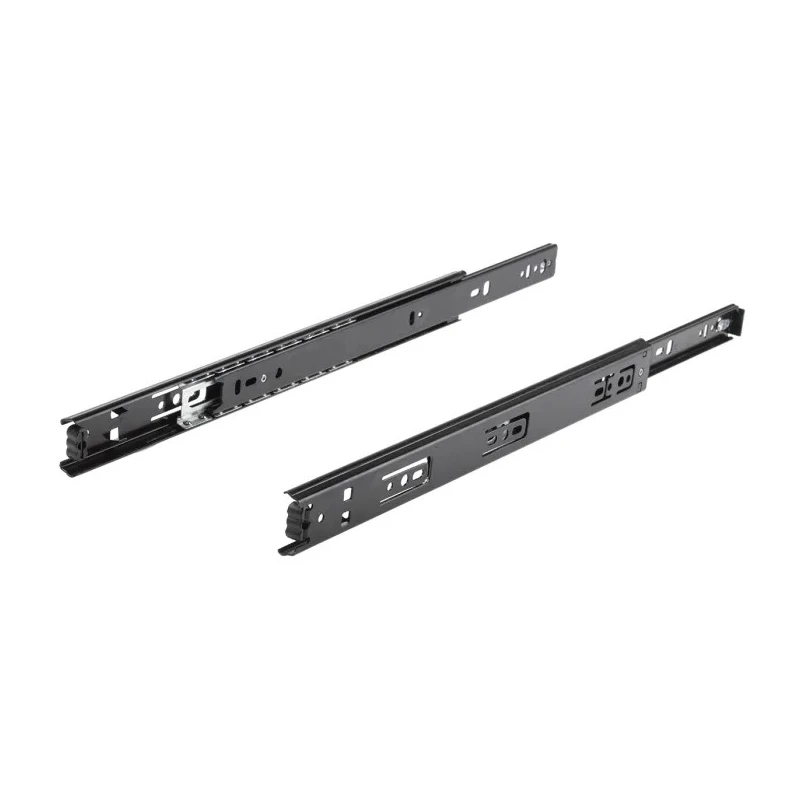 Accuride Steel Drawer Slide 350 mm Closed Length 50kg Load Black Zinc Plated Steel DB2132-0035