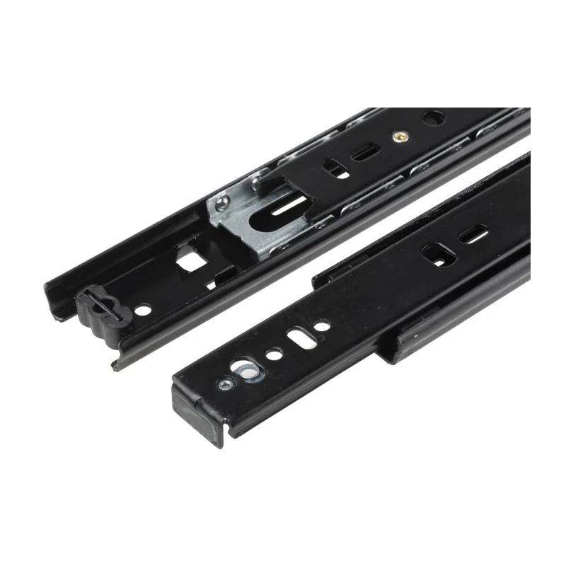 Accuride Steel Drawer Slide 350 mm Closed Length 50kg Load Black Zinc Plated Steel DB2132-0035