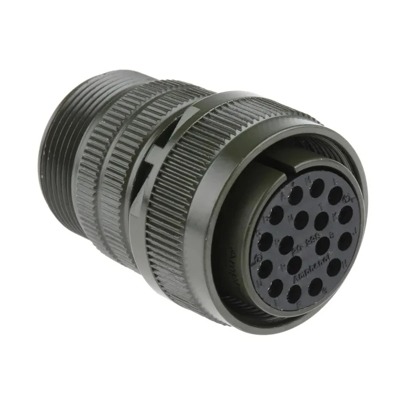 Amphenol Industrial MIL Spec Circular Connector Copper Alloy Straight 17 Way Cable 500, 700V AC 125°C MS3106A 