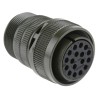 Amphenol Industrial MIL Spec Circular Connector Copper Alloy Straight 17 Way Cable 500, 700V AC 125°C MS3106A