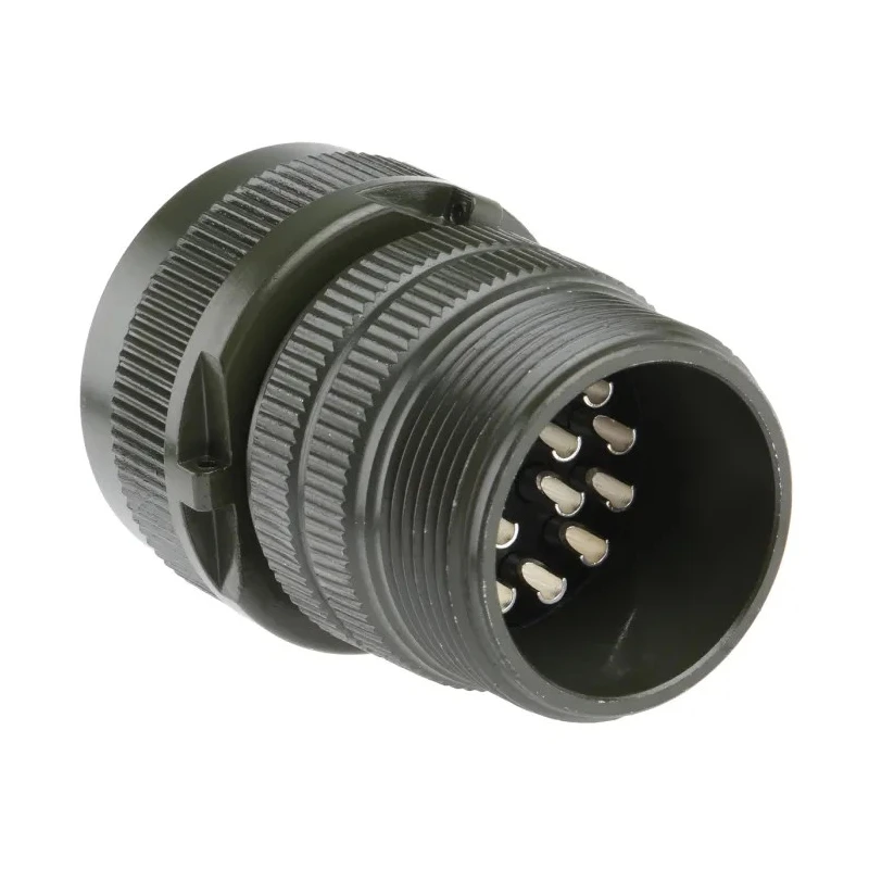 Amphenol Industrial MIL Spec Circular Connector Copper Alloy Straight 17 Way Cable 500, 700V AC 125°C MS3106A 