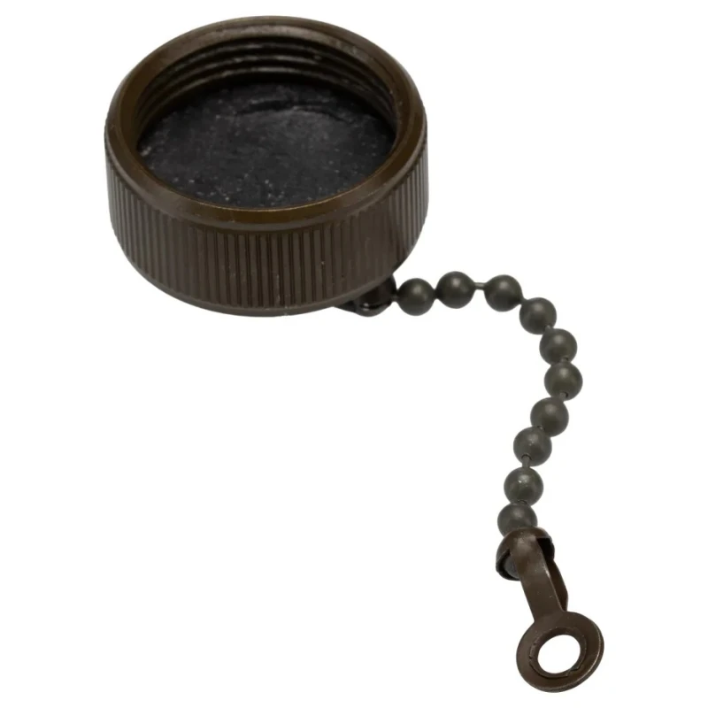 Amphenol Industrial MIL-DTL-5015 Male Dust Cap, Shell Size 14 Aluminium, IP66 Rated, Olive Drab Cadmium Finish 97-60-14