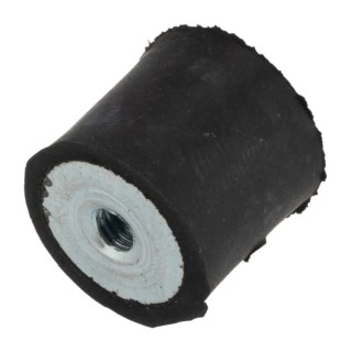 FIBET M4 Female Buffer Foot Anti-Vibration Mount, 14.1 daN Compression Load, 16 mm OD, 15 mm Height 1615DD04-45