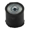 FIBET M4 Female Buffer Foot Anti-Vibration Mount, 14.1 daN Compression Load, 16 mm OD, 15 mm Height 1615DD04-45