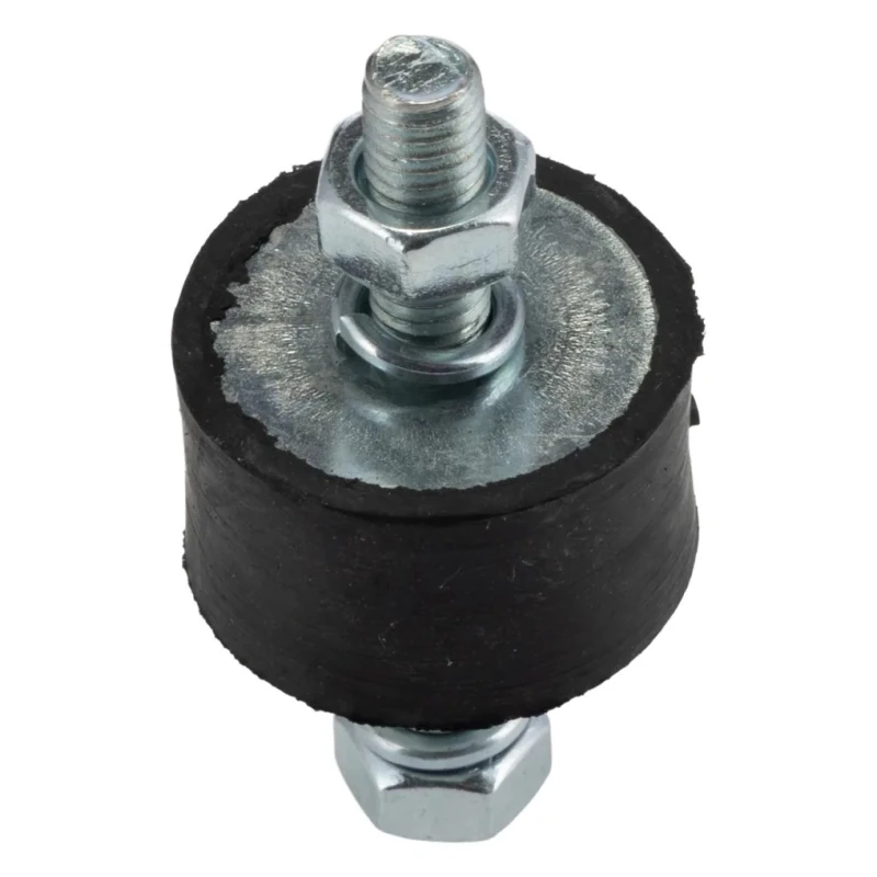 FIBET M6 x 18 mm Anti-Vibration Mount Male to Male Bobbin Natural Rubber 60 IRHD 51 mm Height 25 mm OD 2515VV18-60