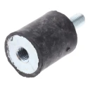 FIBET M8 x 20 mm Anti-Vibration Mount Male to Female Bobbin 26.3 daN Compression, 25 mm OD, 50 mm H 2530VD20-45