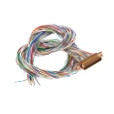 RS PRO 37 Way Straight Panel Mount Micro-D Female D-Sub Connector 250V 3A 453-921